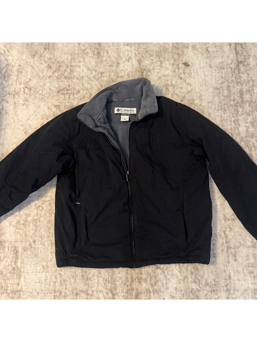 Vintage Columbia Fleece Lined Softshell Jacket  Sz Large